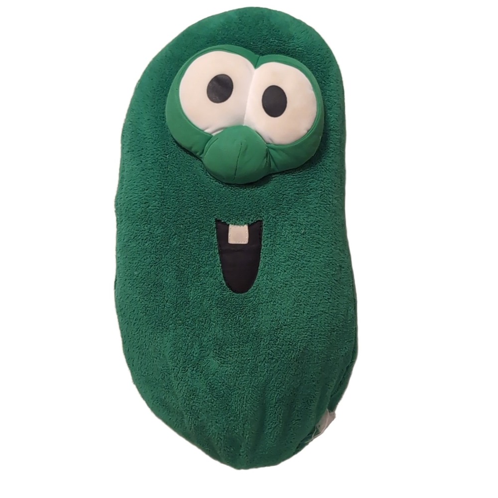 Larry the Cucumber VeggieTales Green Plush Toy Stuffed Animal